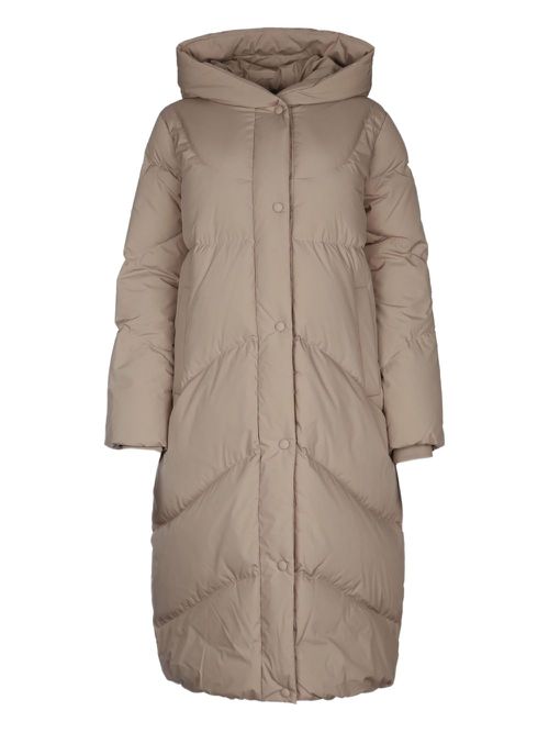 I BLUES hooded puffer coat - Neutrals