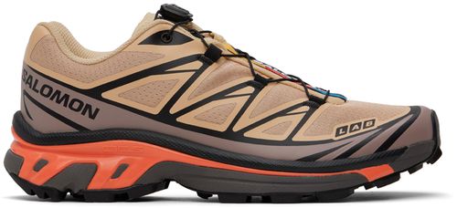 Salomon Beige XT-6 Sneakers