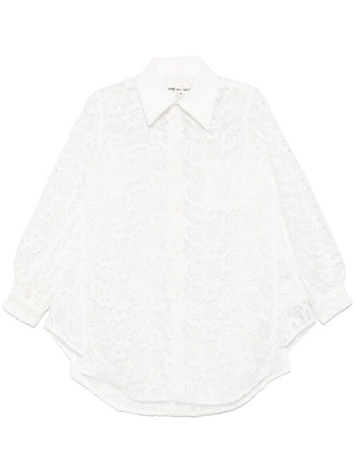 Guipure-lace shirt - White