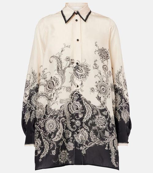 Rhiannon paisley silk shirt