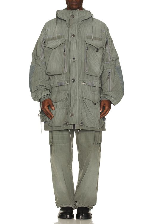 Maison Margiela Sports Jacket in Sage - Sage. 48 also in