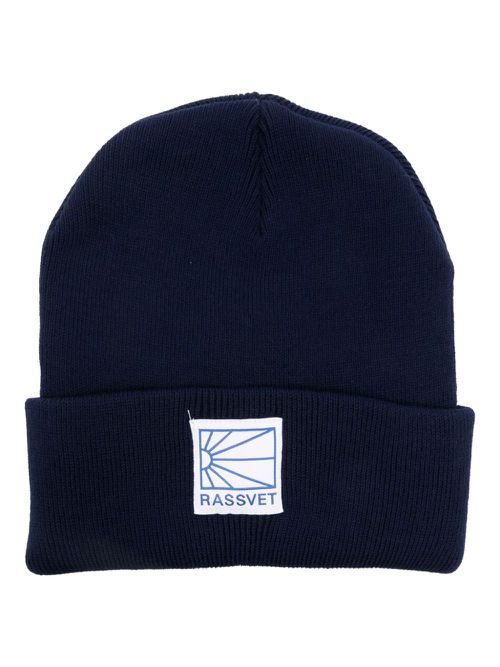 Logo-patch beanie - Blue