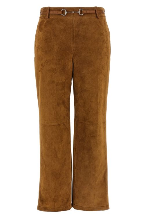 Suede Pants