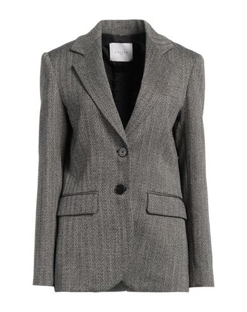 Woman Blazer Black Size 4 Polyester, Viscose, Elastane