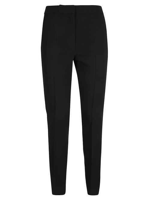 Ironed crease pants in black
