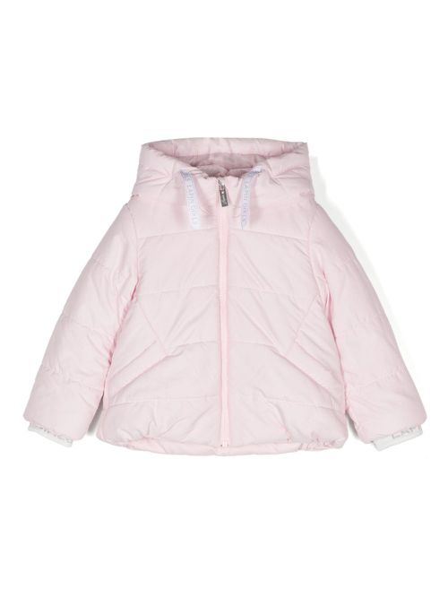 Hooded padded jacket - Pink