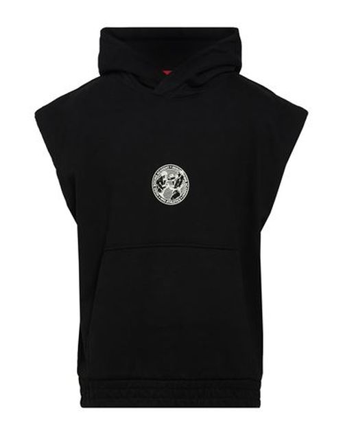Man Sweatshirt Black Size L Cotton