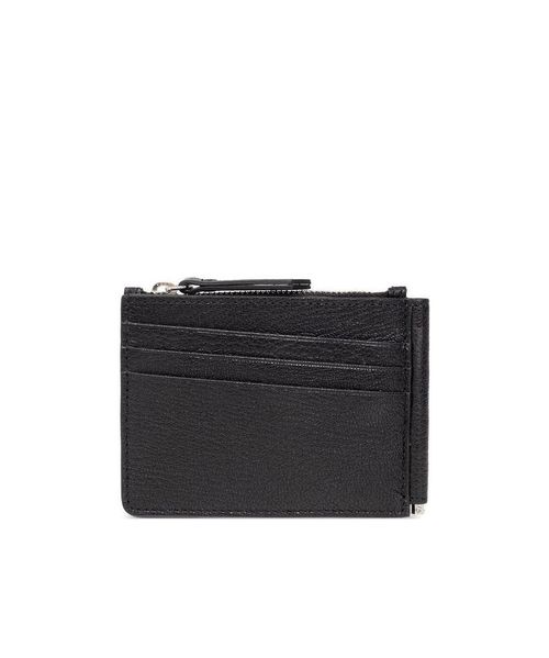 Four-stitch leather wallet