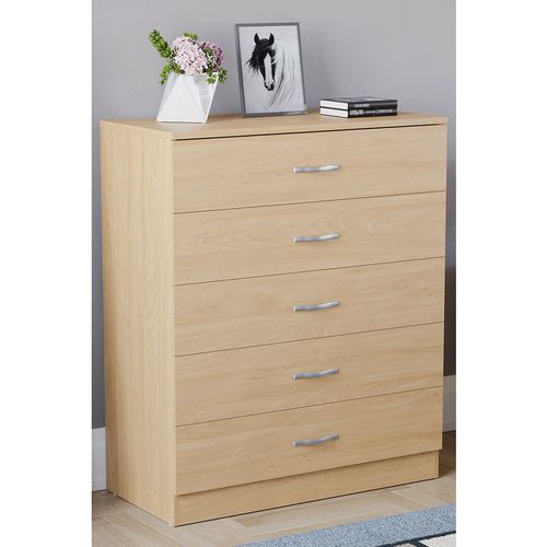 Vida Designs Riano 5 Drawer Chest Of Drawers Storage