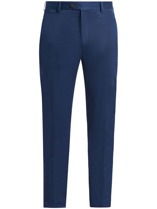 Gabardine chinos - Blue