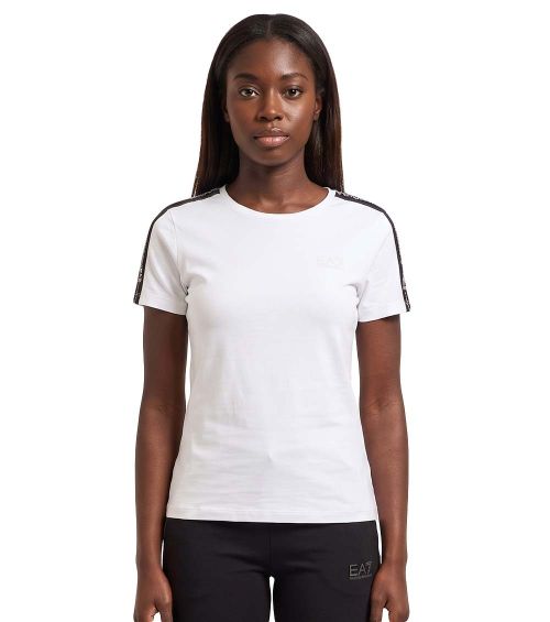White Logo Crew Neck T-Shirt