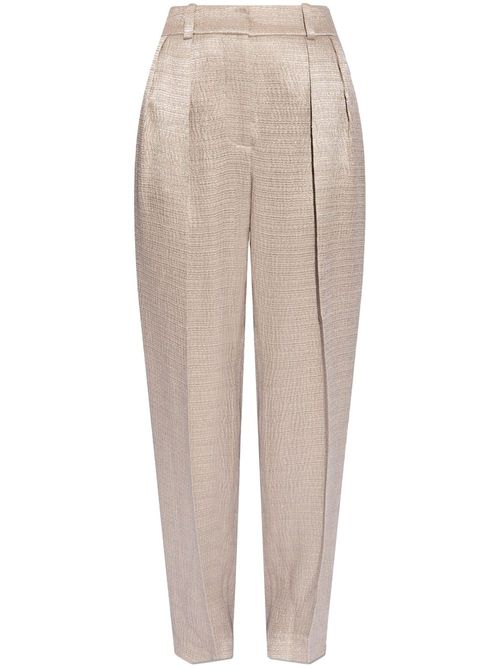 Vertou high-waisted trousers - Neutrals