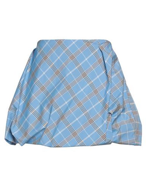 Woman Mini skirt Pastel blue