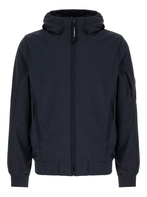 Nylon Hooded Jacket — black