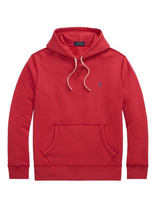 Logo-embroidered hoodie