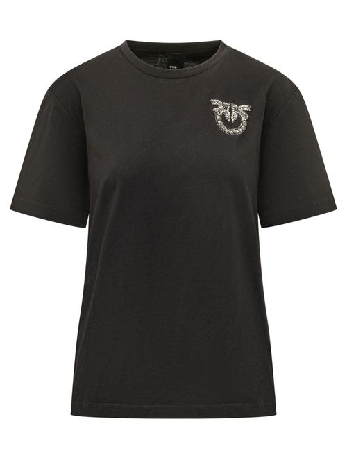 Black Logo Crew Neck T-Shirt