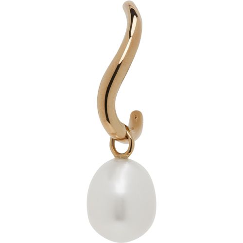 Wave Perle Single Left Earring