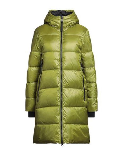 Woman Puffer Lime green Size S Polyamide