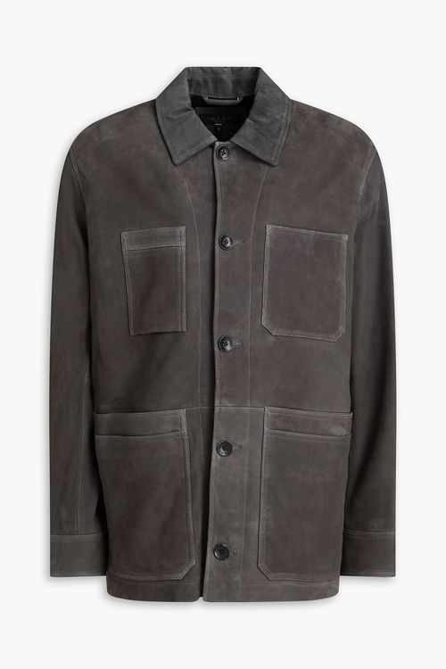 Graham suede field jacket - Gray - XL