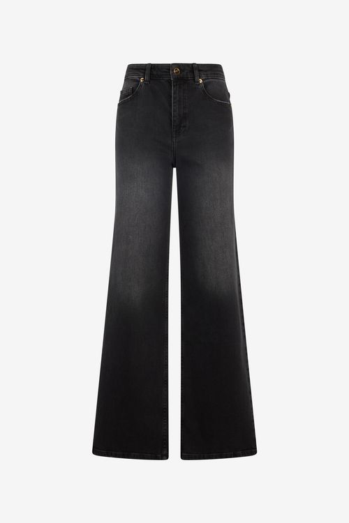 Jeans With Logo On The Back