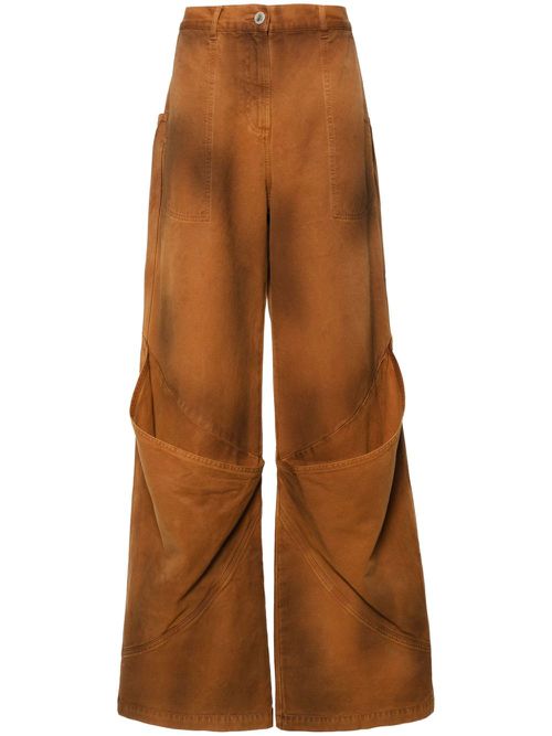 Cotton trousers - Brown