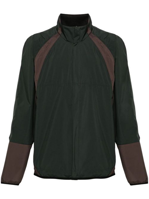 Recycled-polyester windbreaker - Green
