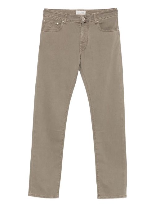 Straight-Leg Jeans — Beige
