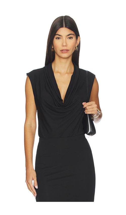 ANINE BING Jeanette Bodysuit in Black. - L also in