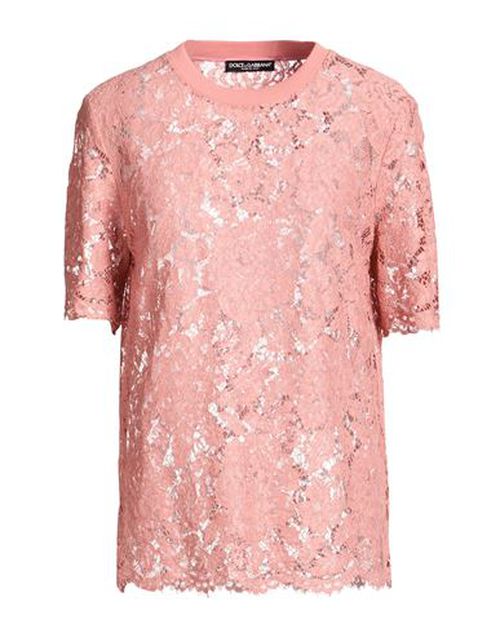 Woman Top Antique rose Size 2 Viscose, Cotton, Polyamide