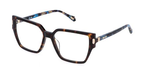 Just Cavalli VJC127 0743 Men's Eyeglasses Tortoiseshell Size 55 - Blue Light Block Available