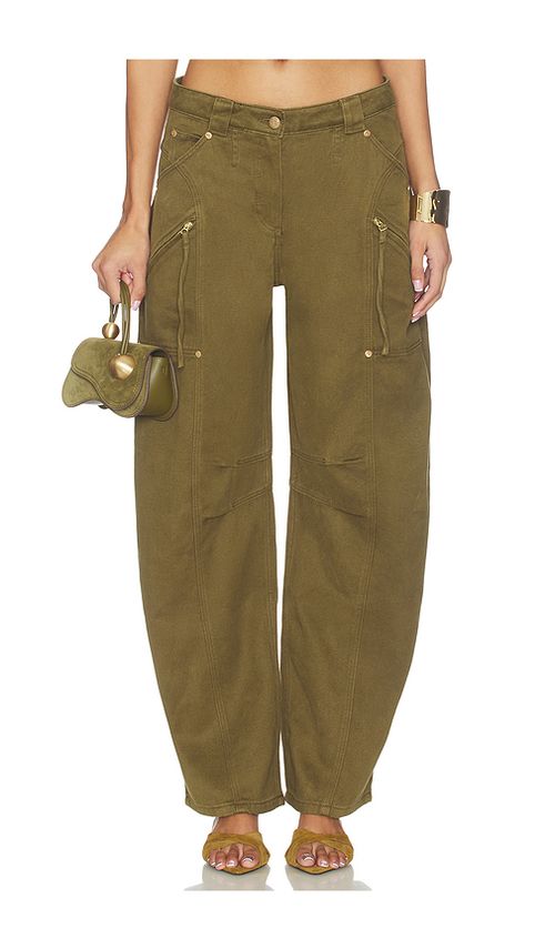 Cult Gaia Sigrid Pant in Rosemary - Olive. 6 also in