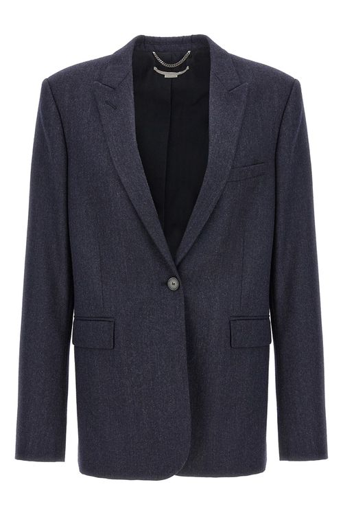 Single-Breasted Wool Blazer