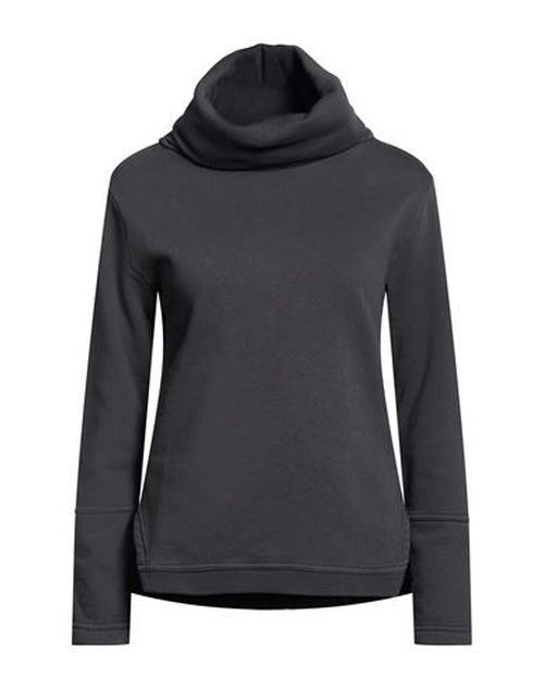 Woman Sweatshirt Charcoal Size S Cotton