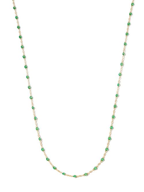 18kt yellow gold Classic beaded necklace