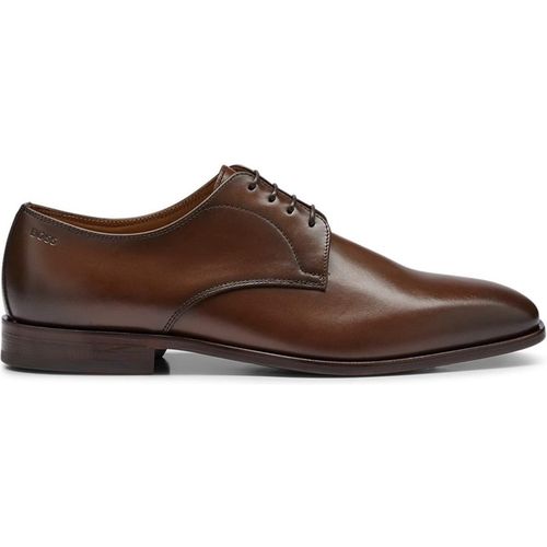 Boss Mens Derby Shoes in Medium Brown