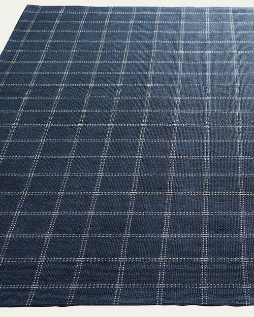 Tamworth Check Hand-Woven Rug, 8' x 10'