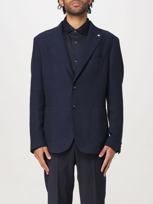 Blazer Men color Blue