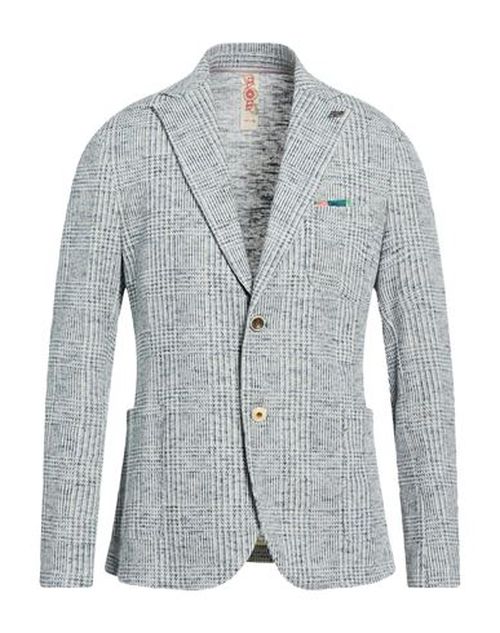 Man Blazer Navy Size 38 Cotton, Polyester, Linen