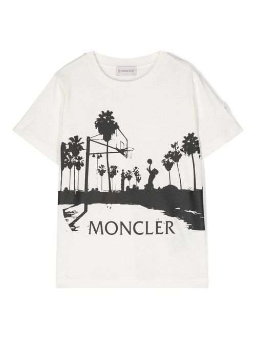 Graphic-print cotton T-shirt - White