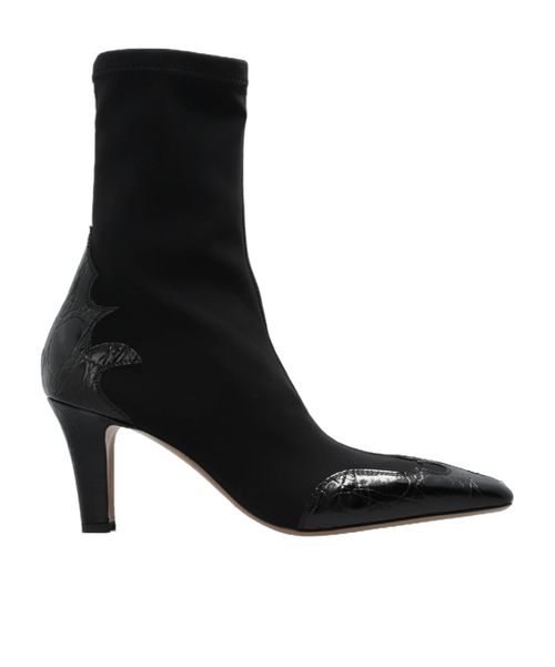 75mm Belle Western ankle boots