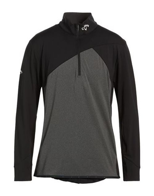 Man Sweatshirt Black Size S Polyester, Elastane