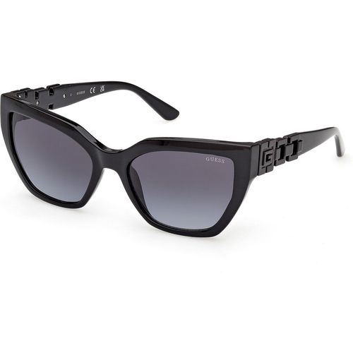 Guess Mujer Guess GU00264 01B Gafas de sol Inyectado Negro Fumar Cat Eye Norma