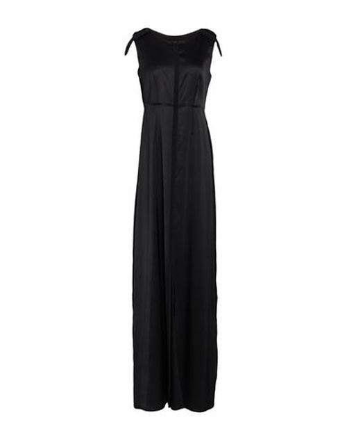 Woman Maxi dress Black Size 8 Viscose, Elastane