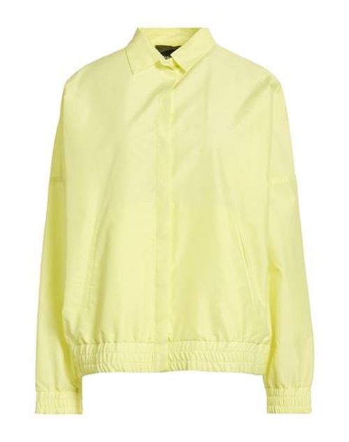 Woman Jacket Pastel yellow Size 2 Polyester, Silk