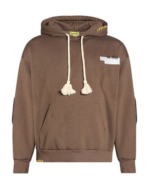 Man Sweatshirt Taupe Size XS Cotton