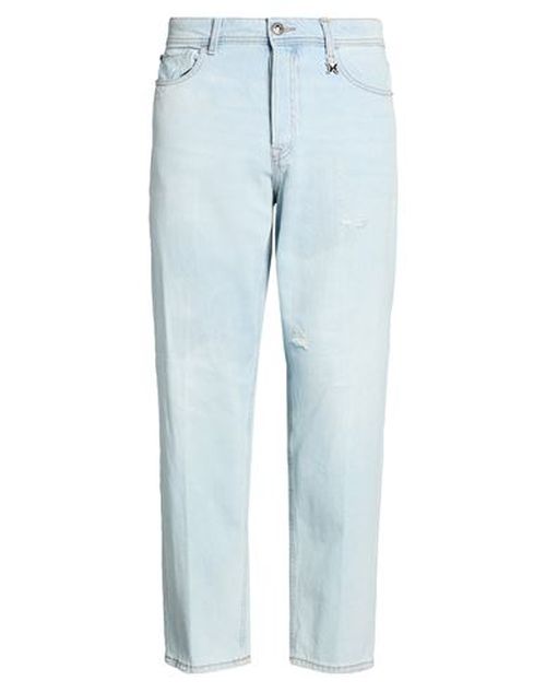 Man Jeans Blue Size 35 Cotton