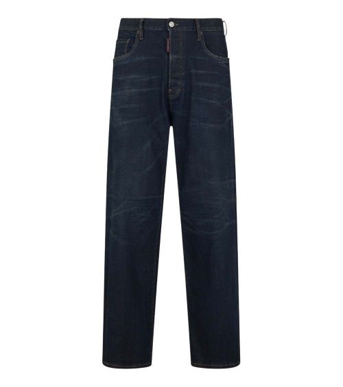 Navy Blue Mid Rise Jeans