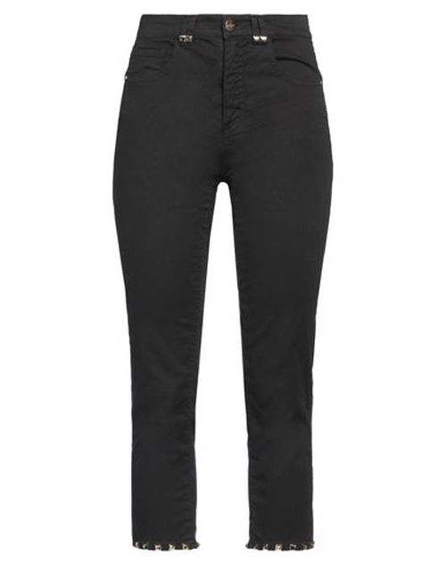 Woman Jeans Black Size 4 Cotton, Elastane