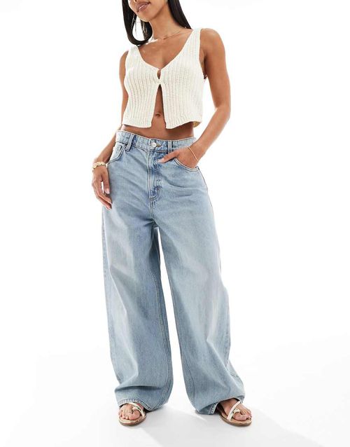 Super baggy boyfriend jean in olsen blue