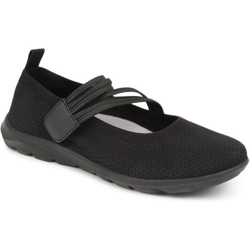 Pavers Women's Casual Trainer Pumps Flat in Black